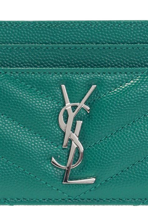 ysl card holder on sale|YSL monogram wallet price.